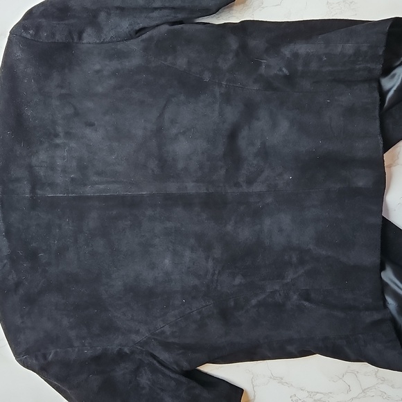 Patricia Wolf Vintage Black Suede Western Shirt Jacket 8 - Picture 7 of 7